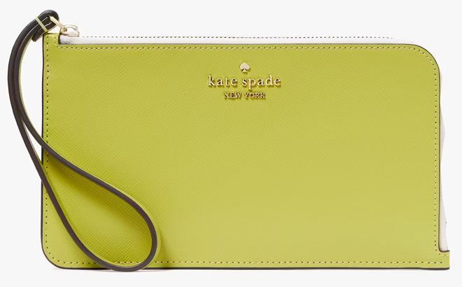 Kate Spade Lucy Bicolor Medium L Zip Wristlet