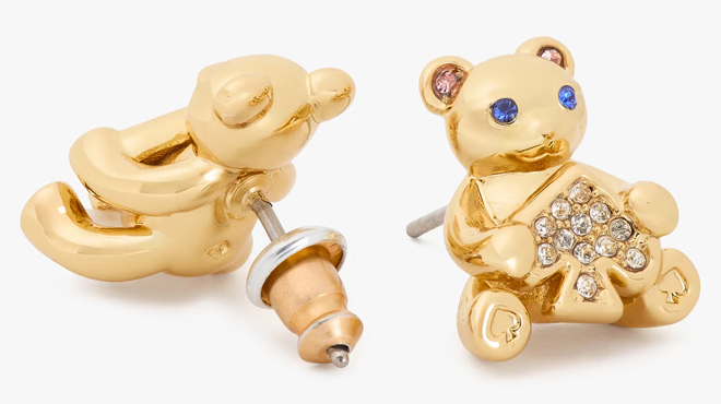 Kate Spade Teddy Bear Studs