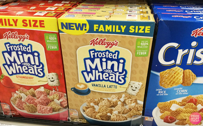 Kelloggs Breakfast Cereal Frosted Mini Wheats