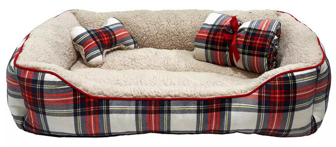 Kenwood Holiday Cuddler Pet Bed Gift Set