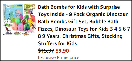 Kids Bath Bombs 9 Pack Checkout