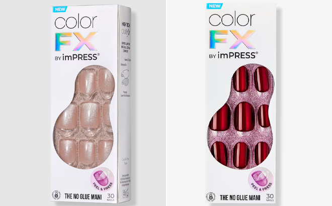 Kiss ColorFX by imPRESS Press On Nails in Two Colors