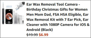 Kolrry Ear Wax Removal Kit at Checkout