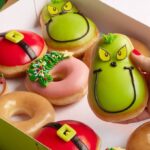 Krispy Kreme Grinch Doughnuts