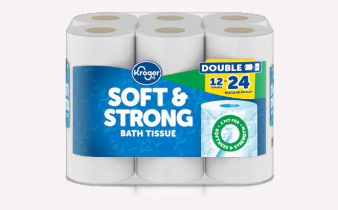 Kroger Toilet Paper Double Roll 12 Pack