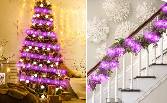 LED Christmas Ribbon Lights