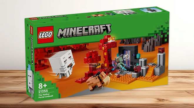 LEGO Minecraft The Nether Portal Ambush Adventure Set