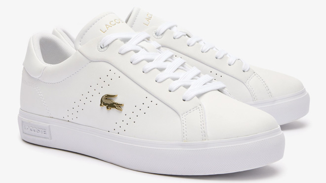 Lacoste Women's Powercourt 2.0 Leather Sneakers