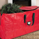 Large Christmas Tree Storage Bag on a Floor