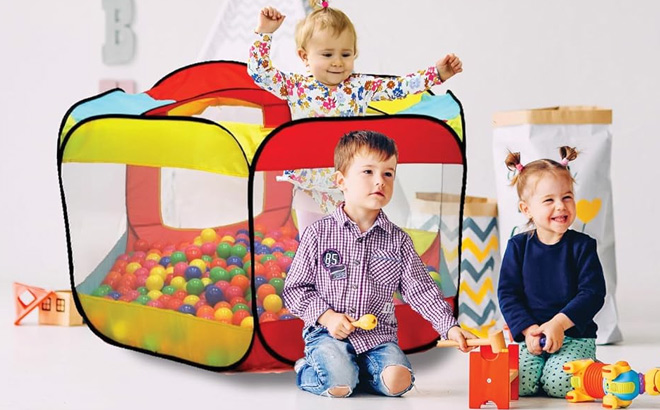 Large Pop Up Ball Pit Tent