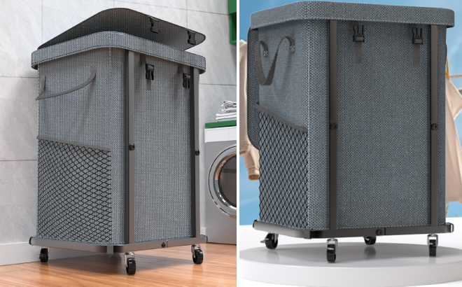 Large Rolling Laundry Hamper