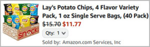 Lays Potato Chips Variety Pack 40 Count Screenshot