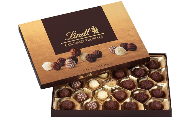 Lindt Gourmet Chocolate Truffles Gift Box