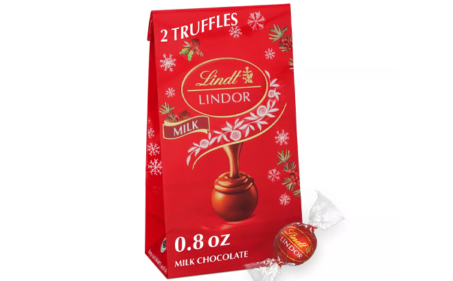 Lindt Lindor Christmas Mini Milk Chocolate Candy Truffles