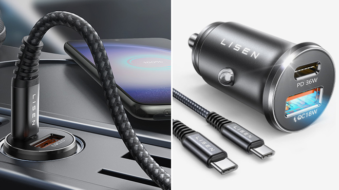 Lisen USB C Car Chargera