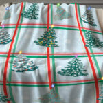 Lit Up Holiday LED Throw Christmas Blanket with Soft Fabric and 3 Lighting Modes