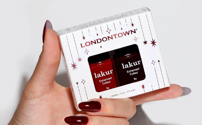 Londontown 2 Piece Cozy Fireside Nail Lakur Set