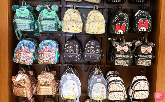 Loungefly Backpacks at the Disney Store