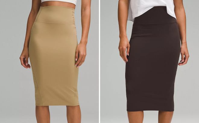 Lululemon Nulu Slim Fit High Rise Skirts