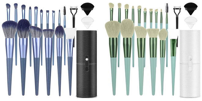 Luxbru Makeup Brushes 17 Piece Sets