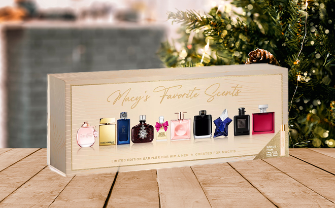 Macys Favorite Scents Fragrance Sampler with Travel Spray For Him Her