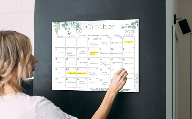 Magnetic Calendar for Refrigerator