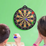 Magnetic Dart Board on the Wall