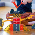 Magnetic Tiles Crane Road Toy