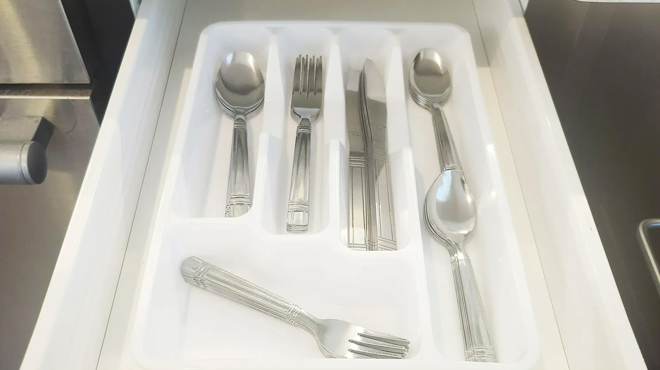 Mainstays 49 Piece Flatware Set Copy