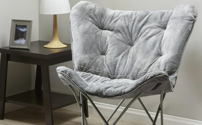 Mainstays Butterfly Chair in Grey Color