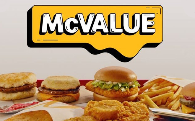 McDonalds McValue Menu