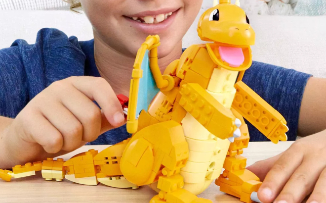 Mega Pokemon Dragonite Figure with Motion Set