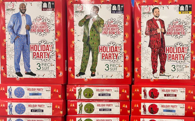 Mens Light Up Holiday Suits