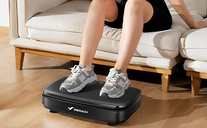 Merach Vibration Plate Exercise Machine on the Floor