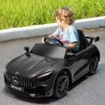 Mercedes Benz Electric Ride on Car Toy in Black Color