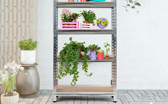 Metal 5 Tier 60 Storage Shelves