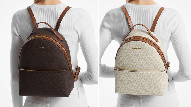 Michael Kors Sheila Medium Logo Backpack