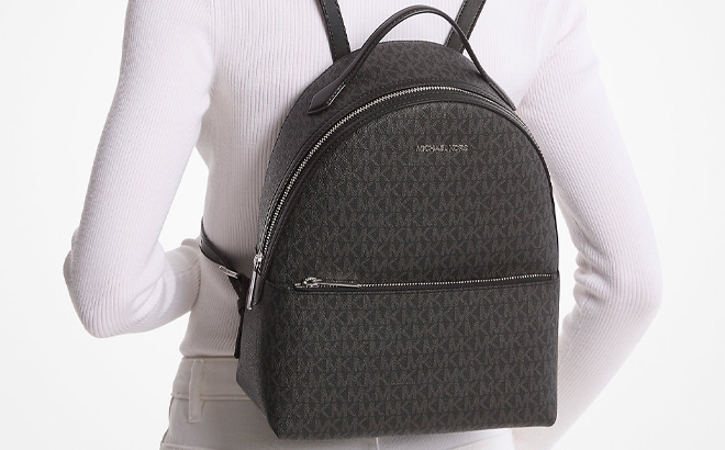 Michael Kors Sheila Medium Signature Logo Backpack