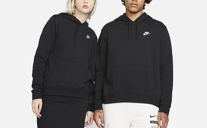 Models Wearing Nike Black Hoodies