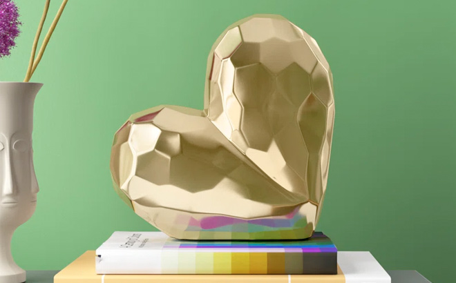 Modern Heart Novelty Sculpture