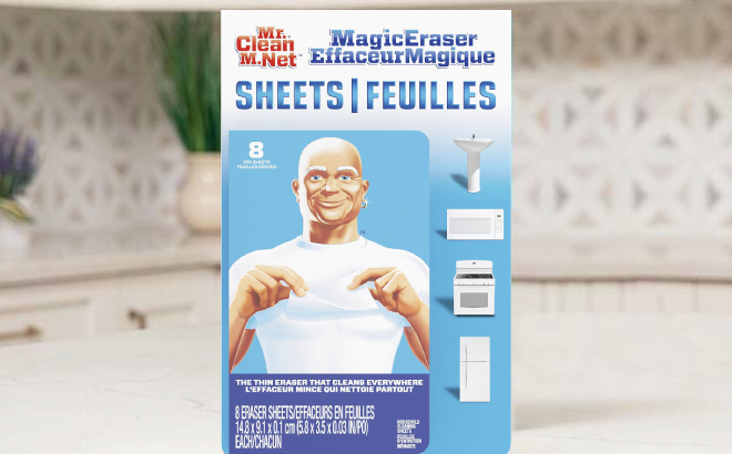 Mr Clean Original 8 Count Magic Eraser Sheets