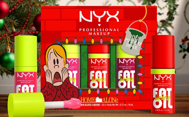 NYX 3 Piece Limited Edition Fat Oil Set with Mystery Shade