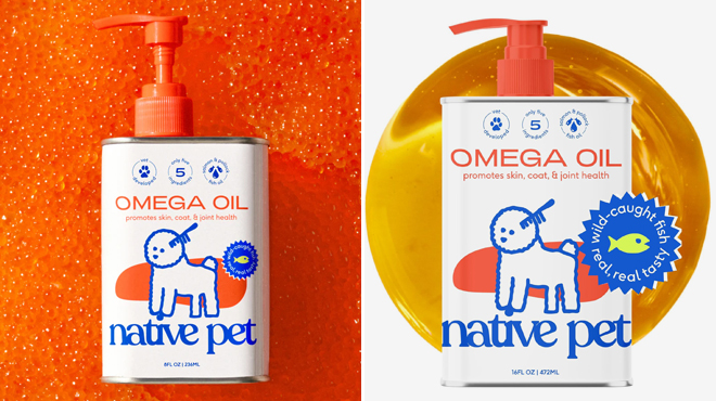 Native Pet Omega 3 Fish Oil for Dogs