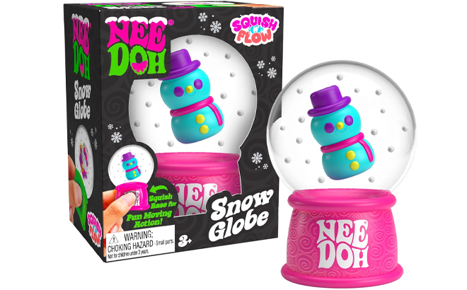 NeeDoh Squishmas Snow Globe