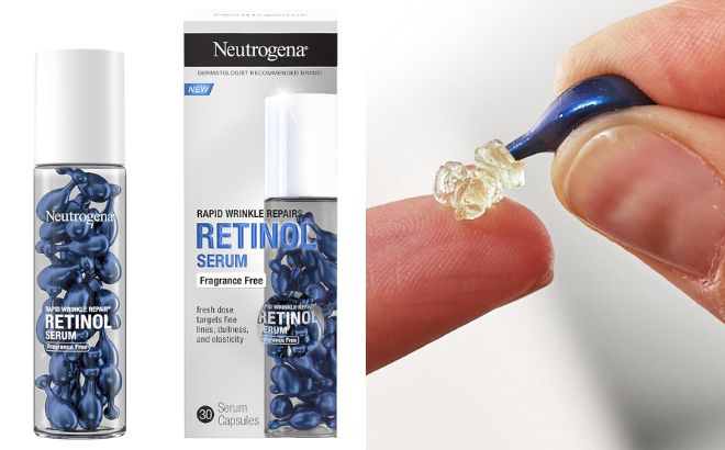 Neutrogena Rapid Wrinkle Repair Retinol Face Serum Capsules