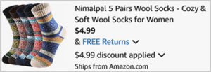 Nimalpal Wool Socks 5 Pairs Screenshot