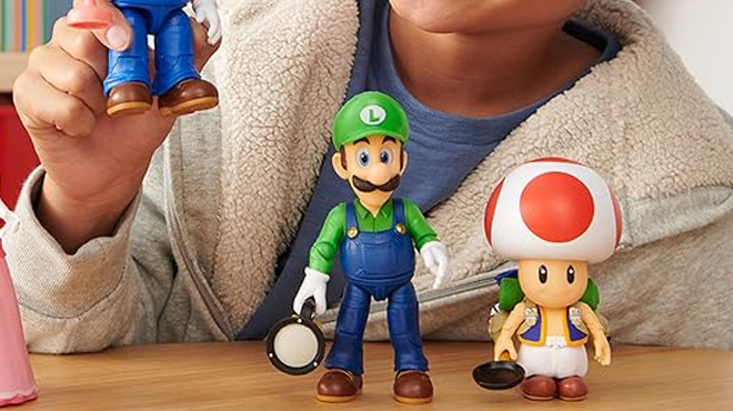 Nintendo The Super Mario Bros Luigi Action Figure