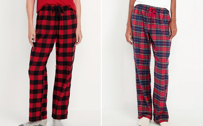 Old Navy Mid Rise Flannel Pajama Pants