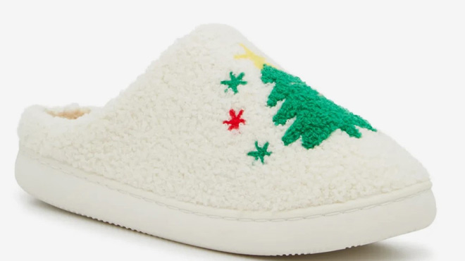 Olivia Miller Holiday Tree Slippers