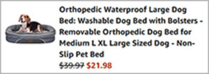 Orthopedic Waterproof Large Dog Bed Screenshot